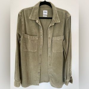 Zara Corduroy Overshirt